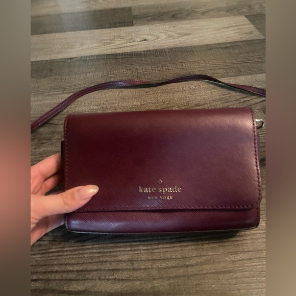 kate spade Handbags - Kate Spade Deep Purple Crossbody Bag
